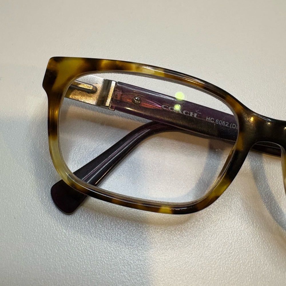 COACH EYEGLASSES HC6062(Darcy)5273‎ (Spotty Tort/Purple) 51•16•135 COACH GLASSES - Picture 7 of 12